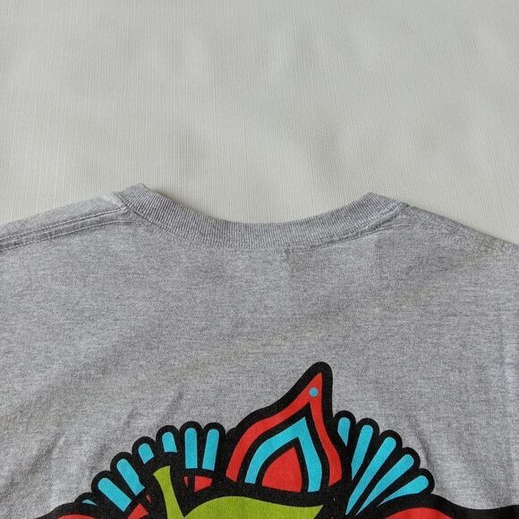 Gildan Sport Gray Short Sleeve Good Karma IPA Brand Graphic T-Shirt Adult Small - Picture 6 of 9